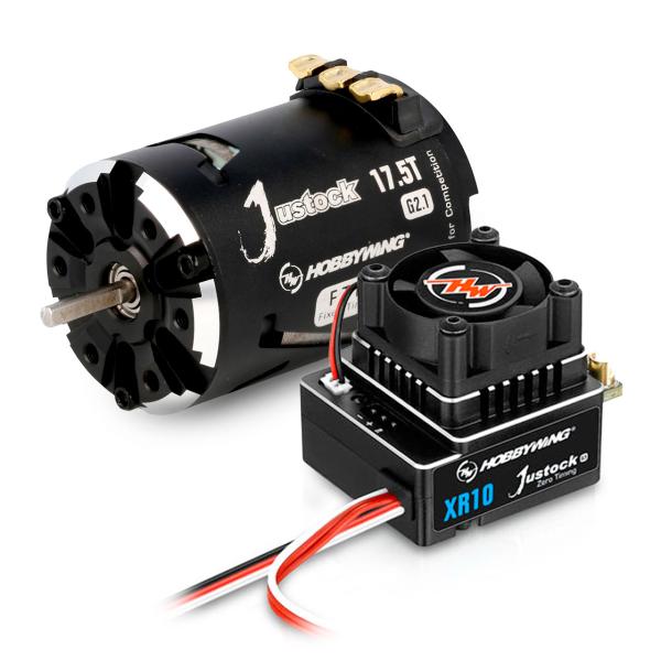 Hobbywing Xerun Justock Combo G3S mit 17.5 Turn 2450kV für 1:10 Stock